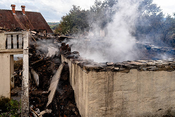 Professional Fire Damage Removal technician working in Richardson, TX